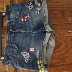 Arizona Jean Company patches shorts, no stains. Size 9